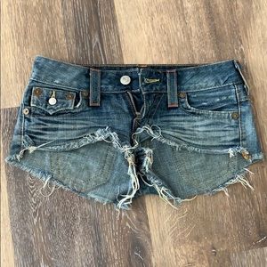 True Religion Jean Shorts
